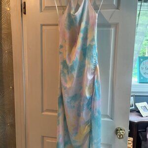 ZARA MIDI HALTER DRESS